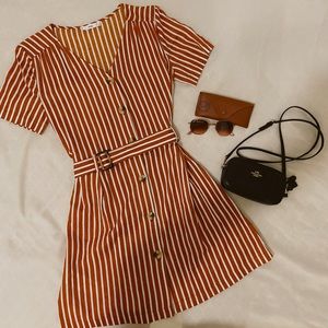 Cute stripped dress